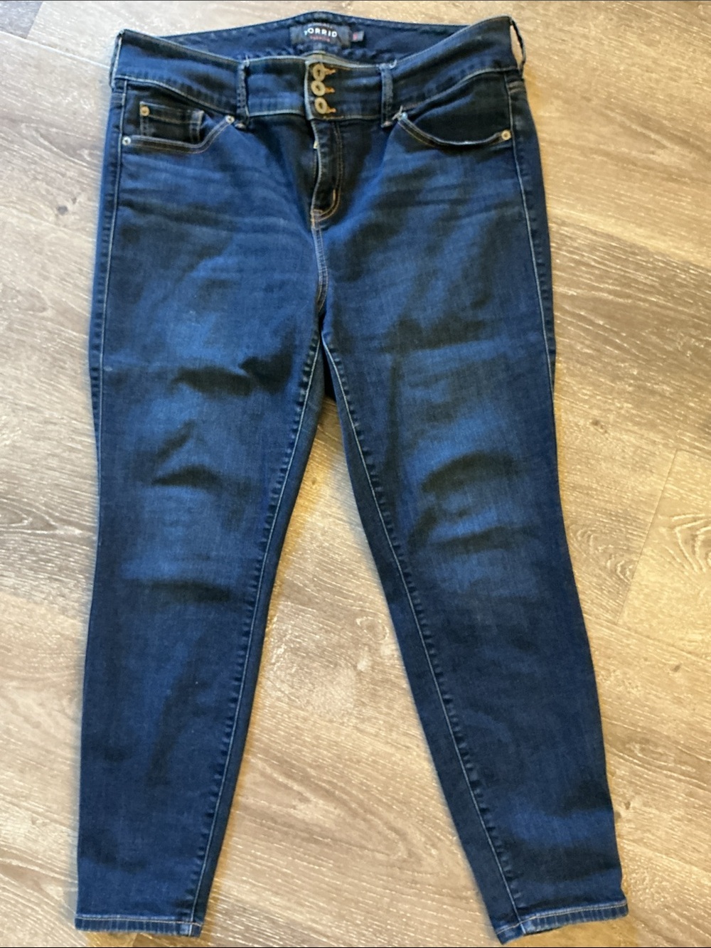 Torrid Women's Dark Blue Skinny Jeans 18S